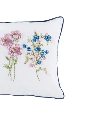 C&F Home Delicate Floral Ribbon Pillow 4 C&F Home Delicate Floral Ribbon Pillow - Image 2