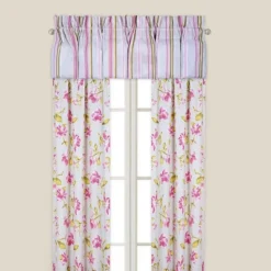 C&F Home Liliann Floral Cotton Window Curtain Drapery Single Panel