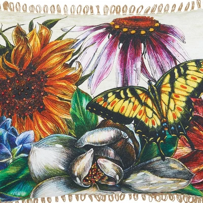 C&F Home 14" X 22" Botanical Floral Spring Printed And Embellished Throw Pillow 4 C&F Home 14" X 22" Botanical Floral Spring Printed And Embellished Throw Pillow - Image 2