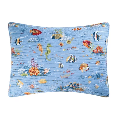 C&F Home 20" X 26" Reef Paradise 100% Cotton Standard Pillow Sham Beach Nautical 3 C&F Home 20" X 26" Reef Paradise 100% Cotton Standard Pillow Sham Beach Nautical
