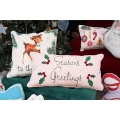 C&F Home Vintage Reindeer Throw Pillow, 18" X 18" -C&F Home Shop GUEST d4e50b88 664e 4042 adcd 0a4605c654a1