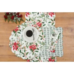 C&F Home Silvia Poinsettia Placemat -C&F Home Shop GUEST d64b36ee b8fb 4877 b17f e63a9bfc2a54 1