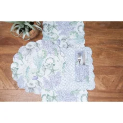 C&F Home Shoreline Waters Scalloped Placemats Set Of 6 Nautical Design, 13" X 19" -C&F Home Shop GUEST d990d2ef cabb 48e1 9cef 764f96d65c09 1