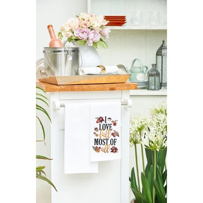 C&F Home I Love Fall Flour Sack Kitchen Dishtowel 4 C&F Home I Love Fall Flour Sack Kitchen Dishtowel - Image 2