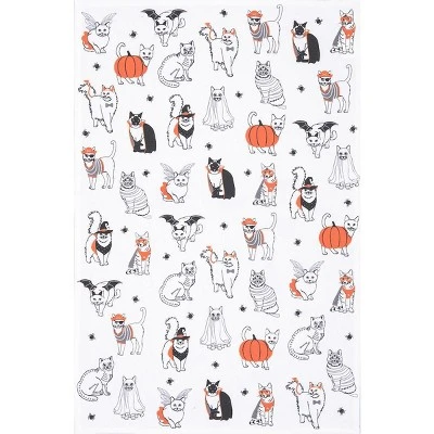 C&F Home Halloween Costume Cats 100% Cotton Flour Sack Dishtowel 3 C&F Home Halloween Costume Cats 100% Cotton Flour Sack Dishtowel