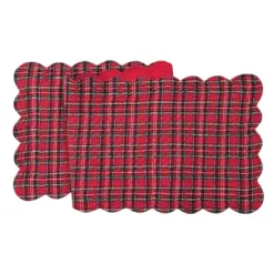 C&F Home Red Plaid Table Runner 14" X 51" 9 C&F Home Red Plaid Table Runner 14" X 51" -C&F Home Shop GUEST df6285ee 3d85 4f6a 8452 be888307d546