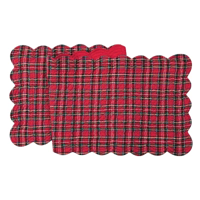 C&F Home Red Plaid Table Runner 14" X 51" 6 C&F Home Red Plaid Table Runner 14" X 51" - Image 4
