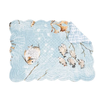 C&F Home Meraki Island Quilted Reversible Blue Coastal Placemats Set Of 6, 13" X 19" 11 C&F Home Meraki Island Quilted Reversible Blue Coastal Placemats Set Of 6, 13" X 19" - Image 9