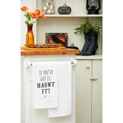 C&F Home If You've Got It, Haunt It Halloween Flour Sack Cotton Kitchen Towel 3 C&F Home If You've Got It, Haunt It Halloween Flour Sack Cotton Kitchen Towel