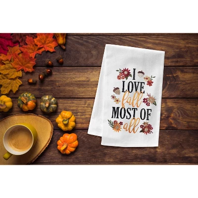 C&F Home I Love Fall Flour Sack Kitchen Dishtowel 3 C&F Home I Love Fall Flour Sack Kitchen Dishtowel