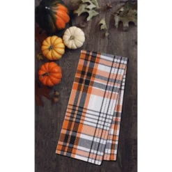 C&F Home Zelda Orange And Black Plaid Halloween Kitchen Towel -C&F Home Shop GUEST f36637a1 5e44 49c5 bddc 7a1ae8c39ec0