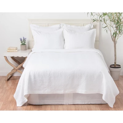 C&F Home 26" X 26" Jardin Matelasse Euro Sham 4 C&F Home 26" X 26" Jardin Matelasse Euro Sham - Image 2