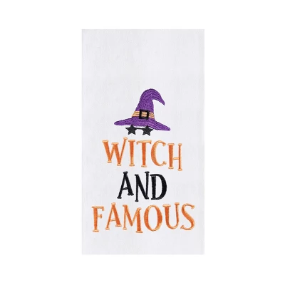 C&F Home Witch And Famous Halloween Cotton Embroidered Flour Sack Kitchen Towel 6 C&F Home Witch And Famous Halloween Cotton Embroidered Flour Sack Kitchen Towel - Image 4