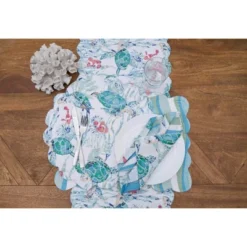 C&F Home Sea Turtle Cove Table Runner 14" X 51" -C&F Home Shop GUEST f66acdb1 2b29 4042 8b0f 07b66474d237