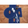 C&F Home Nutcracker Felt Round Placemat Set Of 6 Christmas Holiday Solid Blue Embroidery -C&F Home Shop GUEST fb63338d 3af3 4fa8 bea2 c861d71ce4e4