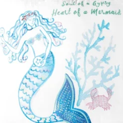 C&F Home Mermaid Garden Soul Of A Gypsy Embroidered Pillow -C&F Home Shop GUEST fd2381f4 64ec 4f10 afbd 76e2cfe24735