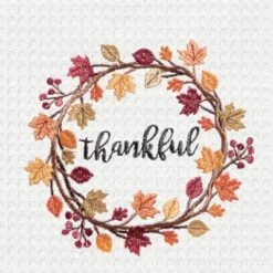C&F Home Thankful Wreath Embroidered Waffle Weave Kitchen Towel 8 C&F Home Thankful Wreath Embroidered Waffle Weave Kitchen Towel -C&F Home Shop GUEST fdc19be0 97d4 40b5 aa43 4fb2c34f5d56