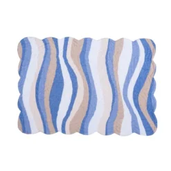 C&F Home Seahorse Sands Reversible Machine Washable Scallop Quilt Placemats Set Of 6 -C&F Home Shop GUEST fe17ebe2 5567 47f9 baf2 45af97f749d0